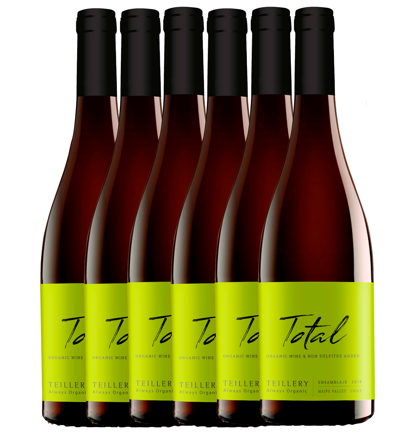 Vino 100% Orgánico y Natural, sin sulfitos añadidos. Total Teillery